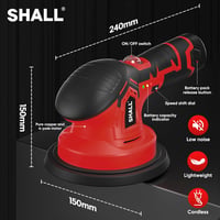 SHALL Autópolírozó Gép 2500-5000 RPM 6 Fokozat 27 Részes Polírozó Szett 7