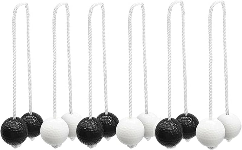 Set 6 mingi de golf SHANGH pentru joc de aruncare, mingi de antrenament dure, culori asortate