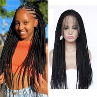 Shangxiu Box Braid Lace Paróka Női Szintetikus Fonott Haj Baby Hair 1