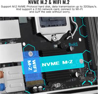 SHANGZHAOYUAN H97 Strong Mini ITX Alaplap LGA 1150 Intel Core i7/i5/i3 DDR3 NVME M.2 SATA VGA/DVI/HDMI WiFi Dual LAN 4
