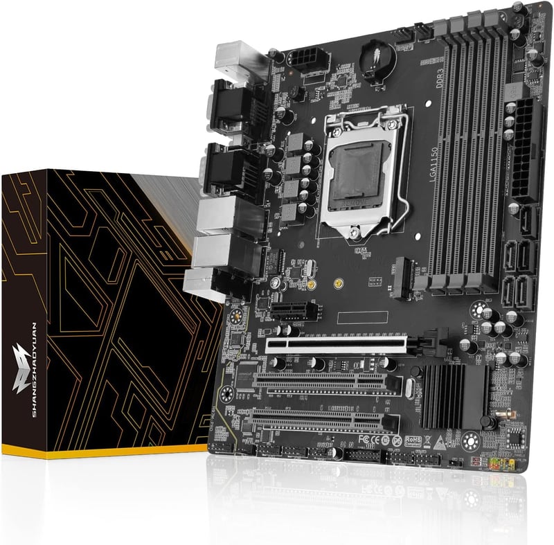 SHANGZHAOYUAN H97M PRO Alaplap LGA 1150 Intel 4./5. Gen Core i3/i5/i7 Micro ATX DDR3 USB3.0 SATA3.0 M.2 NVME PCIe 3.0