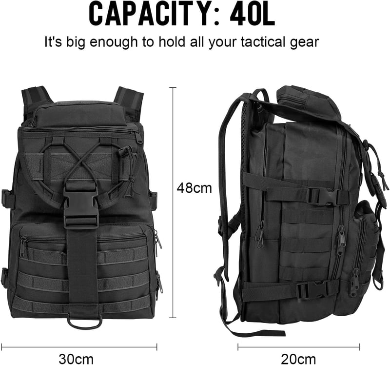 SHANNA 35L/50L katonai hátizsák MOLLE taktikai túra kemping horgászat