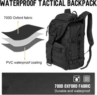 SHANNA 35L/50L katonai hátizsák MOLLE taktikai túra kemping horgászat 6
