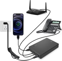 Shanqiu Mini UPS szünetmentes tápegység routerhez, modemhez, kamerához 74Wh 5