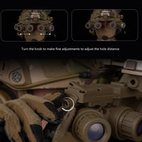 Shanyingquan GPNVG-18 replika nočného videnia, model na taktickú prilbu s NVG držiakom, vhodný na cosplay a výstavy 7