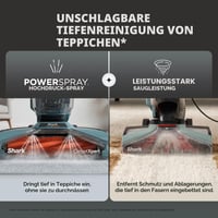 Aparat de curățat covoare Shark CarpetXpert EX151 cu dispozitiv manual pentru îndepărtarea petelor și a murdăriei, 340 ml, gri ardezie 4