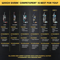 Aparat de curățat covoare Shark CarpetXpert EX151 cu dispozitiv manual pentru îndepărtarea petelor și a murdăriei, 340 ml, gri ardezie 9