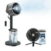 Shark FlexBreeze Pro FA300EU porlasztós akkumulátoros ventilátor, 5 fokozat, 20 m - antracit 1