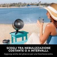Shark FlexBreeze Pro FA300EU porlasztós akkumulátoros ventilátor, 5 fokozat, 20 m - antracit 2