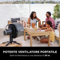 Shark FlexBreeze Pro FA300EU porlasztós akkumulátoros ventilátor, 5 fokozat, 20 m - antracit 3