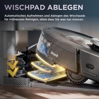 Robotický vysávač a mop Shark PowerDetect 2 v 1 RV2800YEEU, 60-dňové automatické vyprázdňovanie NeverTouch Pro, LiDAR navigácia, NeverStuck, ovládanie cez aplikáciu 7