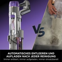 Aspirator vertical fără fir Shark PowerDetect cu stație de autogolire, autonomie de 70 de minute, Alb/Gri 7