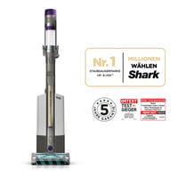 Aspirator vertical fără fir Shark PowerDetect cu stație de autogolire, autonomie de 70 de minute, Alb/Gri 2