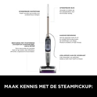 Shark SteamPickUp SD200EU 3 az 1-ben gőzfelmosó kemény padlóra - fehér - 420 ml 10