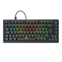 Herná klávesnica Sharkoon Skiller SGK25 RGB, 75 % rozloženie, Hot Swap, spínače Huano RED, čierna 2