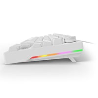 Herná klávesnica Sharkoon Skiller SGK25 RGB, 75 % rozloženie, Hot Swap, spínače Huano RED, biela 7