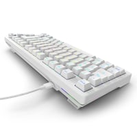 Herná klávesnica Sharkoon Skiller SGK25 RGB, 75 % rozloženie, Hot Swap, spínače Huano RED, biela 8