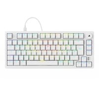 Herná klávesnica Sharkoon Skiller SGK25 RGB, 75 % rozloženie, Hot Swap, spínače Huano RED, biela 2