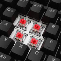 Herná klávesnica Sharkoon Skiller SGK25 RGB, 75 % rozloženie, Hot Swap, spínače Huano RED, čierna 3