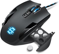 Sharkoon Skiller SGM1 gamer egér makró gombokkal, 10800 DPI, RGB - fekete 5