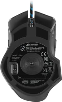 Sharkoon Skiller SGM1 gamer egér makró gombokkal, 10800 DPI, RGB - fekete 6