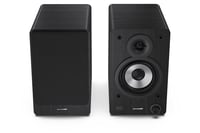 Aktívny regálový reproduktor SHARP CP-SS30(BK), čierny – 60W RMS (2x30W), 2-pásmový, Bluetooth 5.0, štúdiový monitor, USB, optický, AUX, RCA vstup, 4-palcový 9