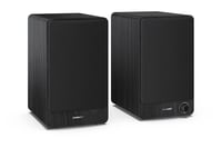 Aktívny regálový reproduktor SHARP CP-SS30(BK), čierny – 60W RMS (2x30W), 2-pásmový, Bluetooth 5.0, štúdiový monitor, USB, optický, AUX, RCA vstup, 4-palcový 7