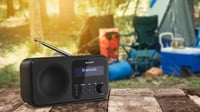SHARP DR-P420(BK) Prenosné rádio DAB+ Bluetooth 5.0, DAB+/FM, duálny budík, 40 staníc, napájanie cez USB alebo batérie, konektor na slúchadlá, Tokyo D 4