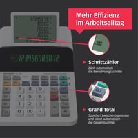 Sharp EL-1501 Asztali Számológép Kijelzővel – Fehér, Irodai Tischrechner 5