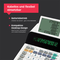 Sharp EL-1501 Asztali Számológép Kijelzővel – Fehér, Irodai Tischrechner 7