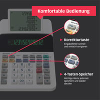 Sharp EL-1501 Asztali Számológép Kijelzővel – Fehér, Irodai Tischrechner 6