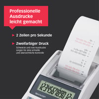 Calculator de birou cu imprimare Sharp EL-1611V – Alb 2