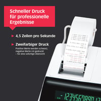Stolová kalkulačka s tlačou Sharp EL-2607LG – biela 2