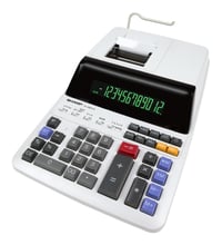 Stolová kalkulačka s tlačou Sharp EL-2607LG – biela 1
