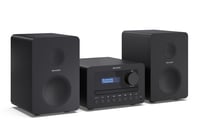 SHARP XL-B520D(BK) Sztereó Rendszer DAB+ Rádió, FM, Bluetooth, CD MP3 Lejátszó, USB, Fa Hangszórók, 40 W, Fekete 1