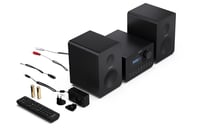 SHARP XL-B520D(BK) Sztereó Rendszer DAB+ Rádió, FM, Bluetooth, CD MP3 Lejátszó, USB, Fa Hangszórók, 40 W, Fekete 5