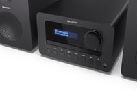 SHARP XL-B520D(BK) Sztereó Rendszer DAB+ Rádió, FM, Bluetooth, CD MP3 Lejátszó, USB, Fa Hangszórók, 40 W, Fekete 4