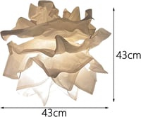 Sharplace Origami Papír Lámpaernyő Függőlámpa Hálószobához Nappalihoz 2