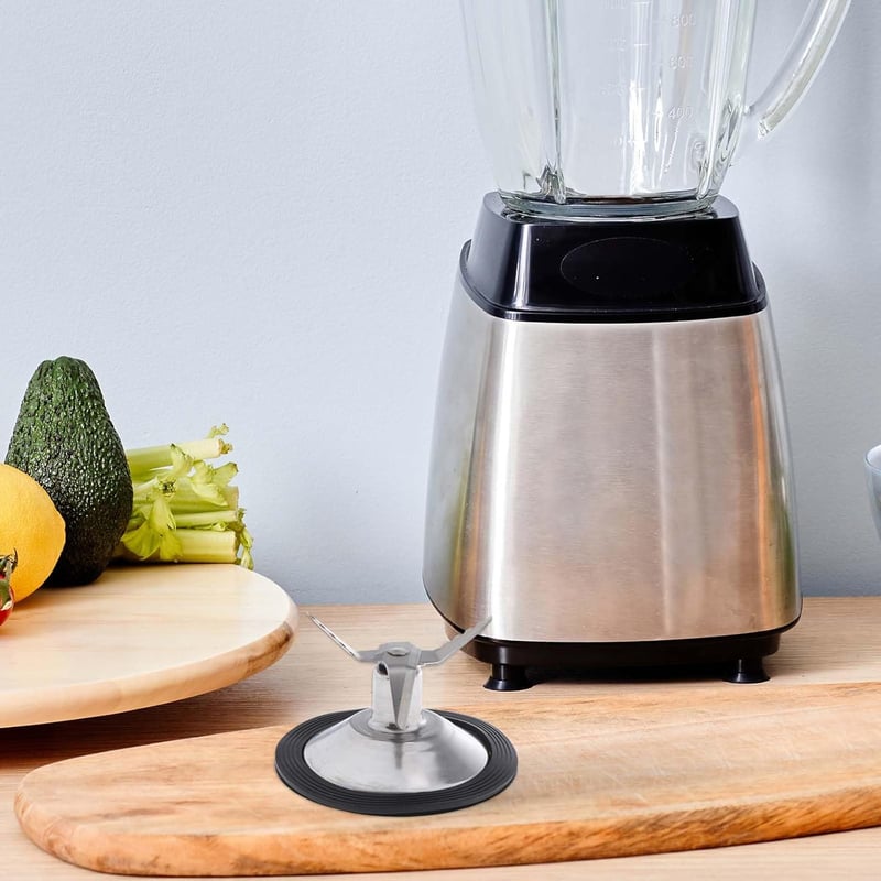 Sharplace Turmixgép Kés Csere Alkatrész 4 Pengés Rozsdamentes Acél Tömítéssel MX2050 Mixer Blender Tartozék Ezüst