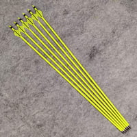 SHARROW 12 db Karbon Vadásznyíl 30 Inch 500 Spine - Fekete Szénszálas Nyílvesszők 100 Grain Nyílheggyel Reflex és Csigás Íjakhoz 6