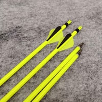 SHARROW 12 db Karbon Vadásznyíl 30 Inch 500 Spine - Fekete Szénszálas Nyílvesszők 100 Grain Nyílheggyel Reflex és Csigás Íjakhoz 4