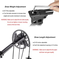 SHARROW Compound Bow 20-70 lbs állítható íjászati szett felnőtteknek és kezdőknek 4