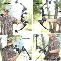 SHARROW Compound Bow 20-70 lbs állítható íjászati szett felnőtteknek és kezdőknek 6