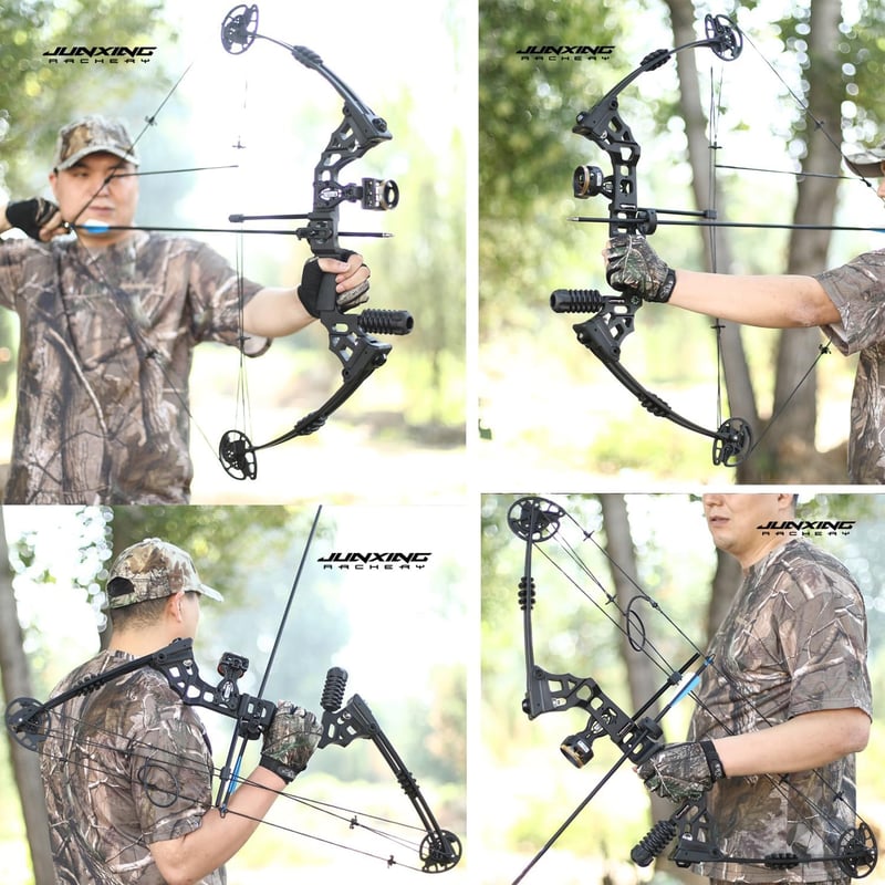 SHARROW Compound Bow 20-70 lbs állítható íjászati szett felnőtteknek és kezdőknek