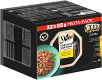 Hrană umedă pentru pisici Sheba Selection în sos - Sortiment de pasăre (Pui de baltă, Pui, Curcan) - 32 x 85 g - Pentru pisici adulte 2