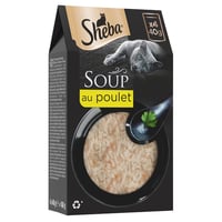 Sheba Soup Adult mokré krmivo pre dospelé mačky s kuracím mäsom – 40 x 40 g kapsičiek s kúskami v polievke 1