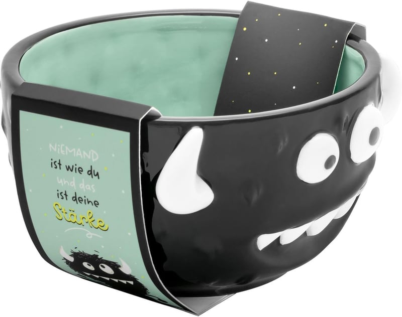 Sheepworld H:PPY life Monster Tál - Vicces Ajándék, Dekoráció, 13,1 cm