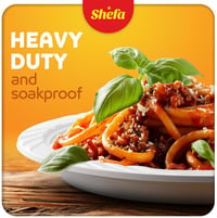 Shefa 100 db fehér tányér - mosható, mikrózható, erős műanyag tálca parti és kempinghez 6