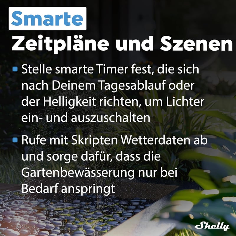 Shelly 1 Gen3 WLAN okos relé lichtschalter Alexa Google Home kompatibilis