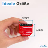 Inteligentné Wi-Fi relé Shelly 1PM Gen3, meranie spotreby energie, 1 kanál, 16 A, spínač svetiel, vykurovanie, inteligentná domácnosť, časovač, podpora Alexa a Google Home 2